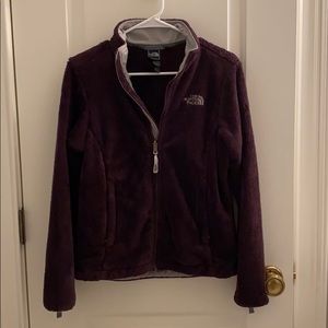 North face fuzzy jacket